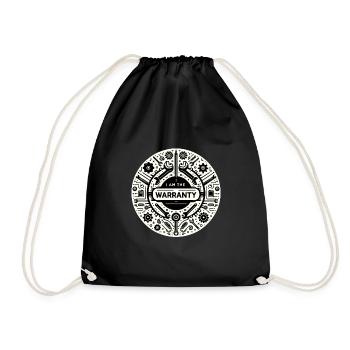 I Am The Warranty 45 - Drawstring Bag - black - Front