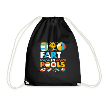 Je Pète Dans Les Piscines 7 - Sac de sport léger - noir - Devant