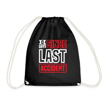 0 jours depuis le dernier accident 34 - Sac de sport léger - noir - Devant