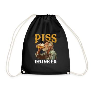 Piss Drinker 43 - Turnbeutel - Schwarz - Vorne