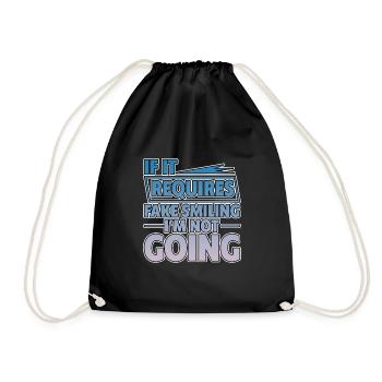 S’il faut faire semblant de sourire, je n’irai pas 2 - Sac de sport léger - noir - Devant