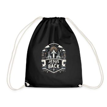Jésus est là pour moi 28 - Sac de sport léger - noir - Devant