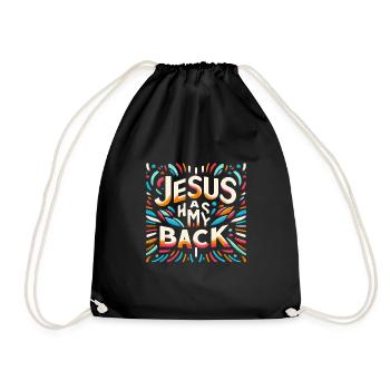 Jésus est là pour moi 29 - Sac de sport léger - noir - Devant