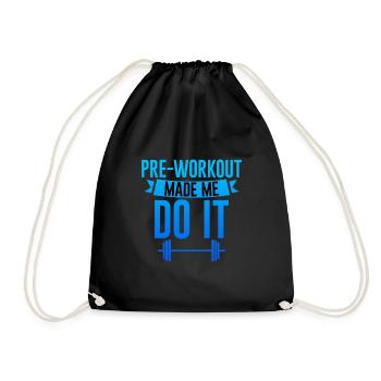 Le pré-entraînement m’a fait le faire 4 - Sac de sport léger - noir - Devant