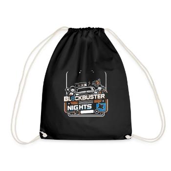 Blockbuster Nights - Drawstring Bag - black - Front