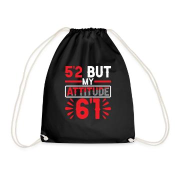 5'2 Mais mon attitude 6'1 6 - Sac de sport léger - noir - Devant