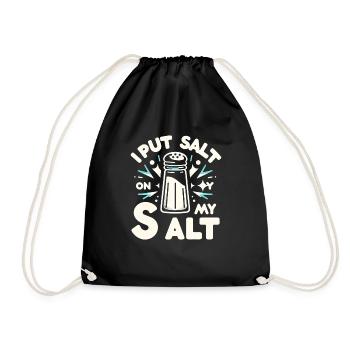J’ai mis du sel sur mon sel 5 - Sac de sport léger - noir - Devant