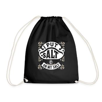 J’ai mis du sel sur mon sel 6 - Sac de sport léger - noir - Devant