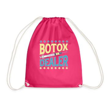 Botox Dealer 11 - Drawstring Bag - fuchsia - Front