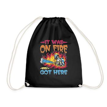 Il était en feu quand je suis arrivé ici 17 - Sac de sport léger - noir - Devant