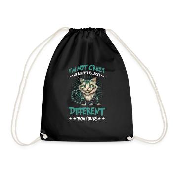 Je ne suis pas fou, ma réalité est juste différente 29 - Sac de sport léger - noir - Devant