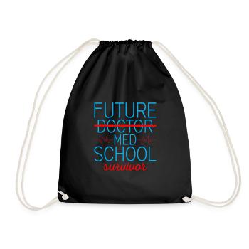 Future Med School Survivor 4 - Drawstring Bag - black - Front