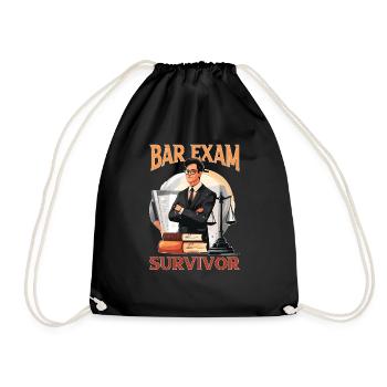 Survivant à l'examen du barreau 5 - Sac de sport léger - noir - Devant