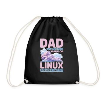 What Are Clouds Made Of, Linux Servers Mostly 32 - Turnbeutel - Schwarz - Vorne