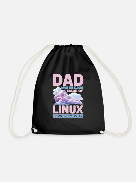 What Are Clouds Made Of, Linux Servers Mostly 32 - Turnbeutel - Schwarz