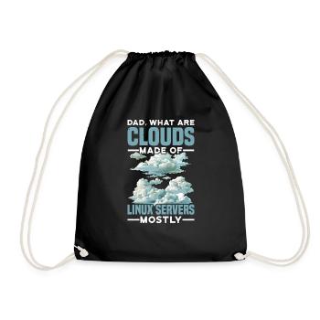 What Are Clouds Made Of, Linux Servers Mostly 31 - Turnbeutel - Schwarz - Vorne