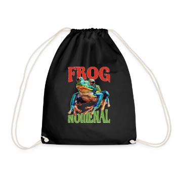 Noménal grenouille - Sac de sport léger - noir - Devant