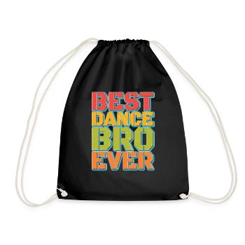 Best Dance Bro Ever 23 - Turnbeutel - Schwarz - Vorne