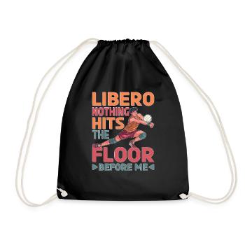 Libéro, rien ne touche le sol avant moi 5 - Sac de sport léger - noir - Devant