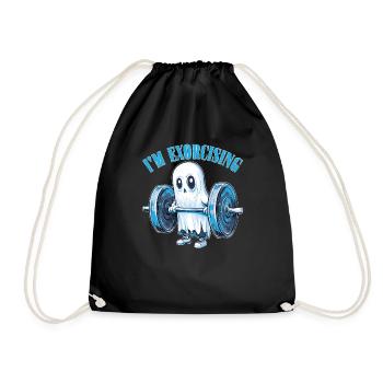 I'm Exorcising 2 - Drawstring Bag - black - Front