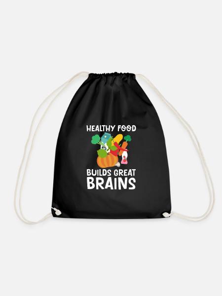 Les aliments sains pour développer un excellent cerveau 2 - Sac de sport léger - noir