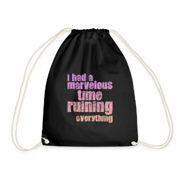 J’ai passé un moment merveilleux à tout gâcher 3 - Sac de sport léger - noir - Devant