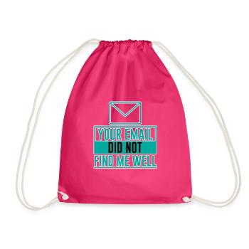 Votre email ne m’a pas trouvé bien 8 - Sac de sport léger - fuchsia - Devant