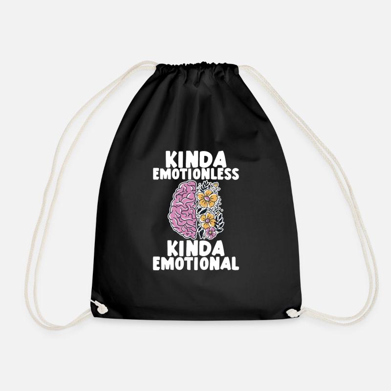 Kinda Emotionless Kinda Emotional 3 - Turnbeutel - Schwarz