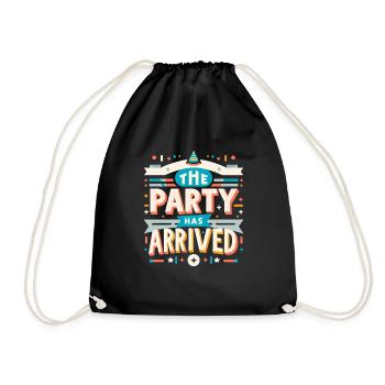 The Party Has Arrived 13 - Turnbeutel - Schwarz - Vorne
