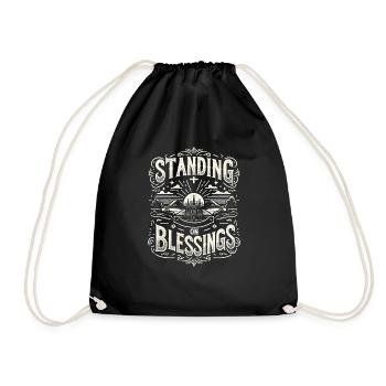 Standing On Blessings 6 - Turnbeutel - Schwarz - Vorne