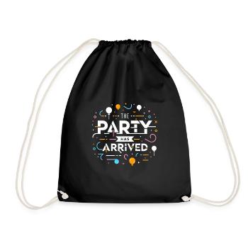 The Party Has Arrived 10 - Turnbeutel - Schwarz - Vorne