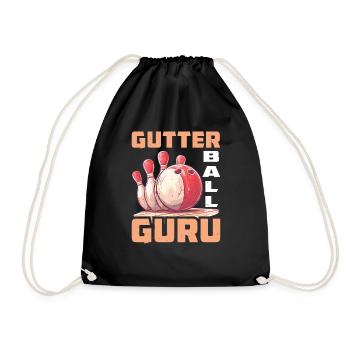 Gutter Ball Guru 2 - Turnbeutel - Schwarz - Vorne