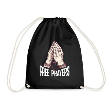 Free Prayers 5 - Turnbeutel - Schwarz - Vorne
