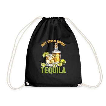 Hot Girls Drink Tequila 2 - Turnbeutel - Schwarz - Vorne