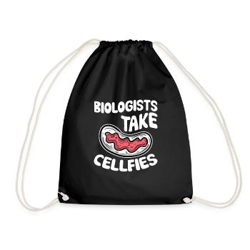 Biologists Take Cellfies 3 - Turnbeutel - Schwarz - Vorne