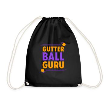 Gutter Ball Guru 3 - Turnbeutel - Schwarz - Vorne