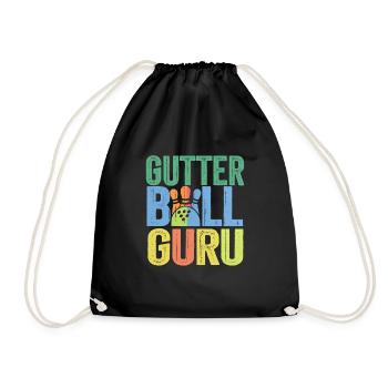 Gutter Ball Guru 6 - Turnbeutel - Schwarz - Vorne