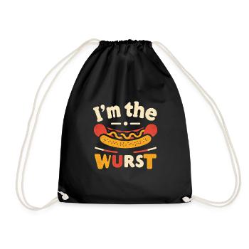 I'm The Wurst 5 - Turnbeutel - Schwarz - Vorne