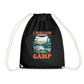 I Survived Summer Camp 5 - Turnbeutel - Schwarz - Vorne