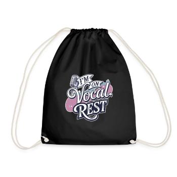 I'm On Vocal Rest 4 - Turnbeutel - Schwarz - Vorne
