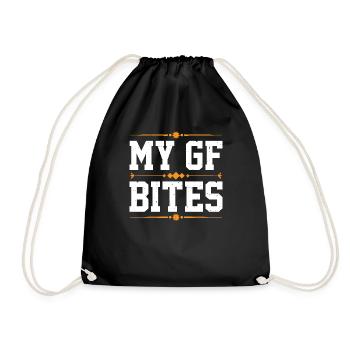 My GF Bites 7 - Turnbeutel - Schwarz - Vorne