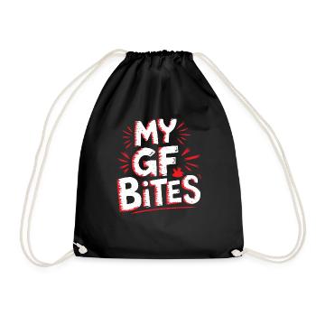 My GF Bites 5 - Turnbeutel - Schwarz - Vorne