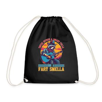 You're Either A Smart Fella Or A Fart Smella 2 - Turnbeutel - Schwarz - Vorne