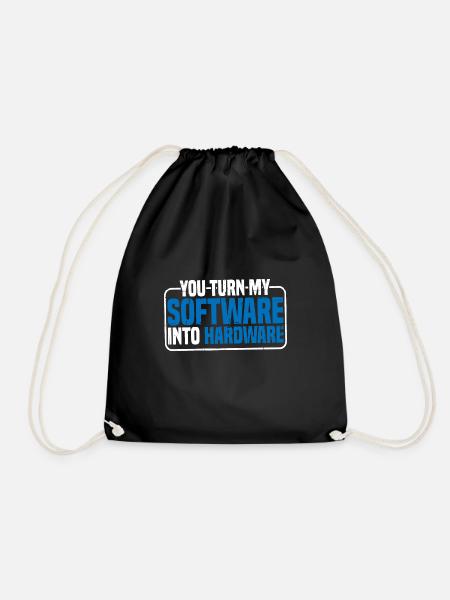 Vous transformez mon logiciel en matériel 9 - Sac de sport léger - noir