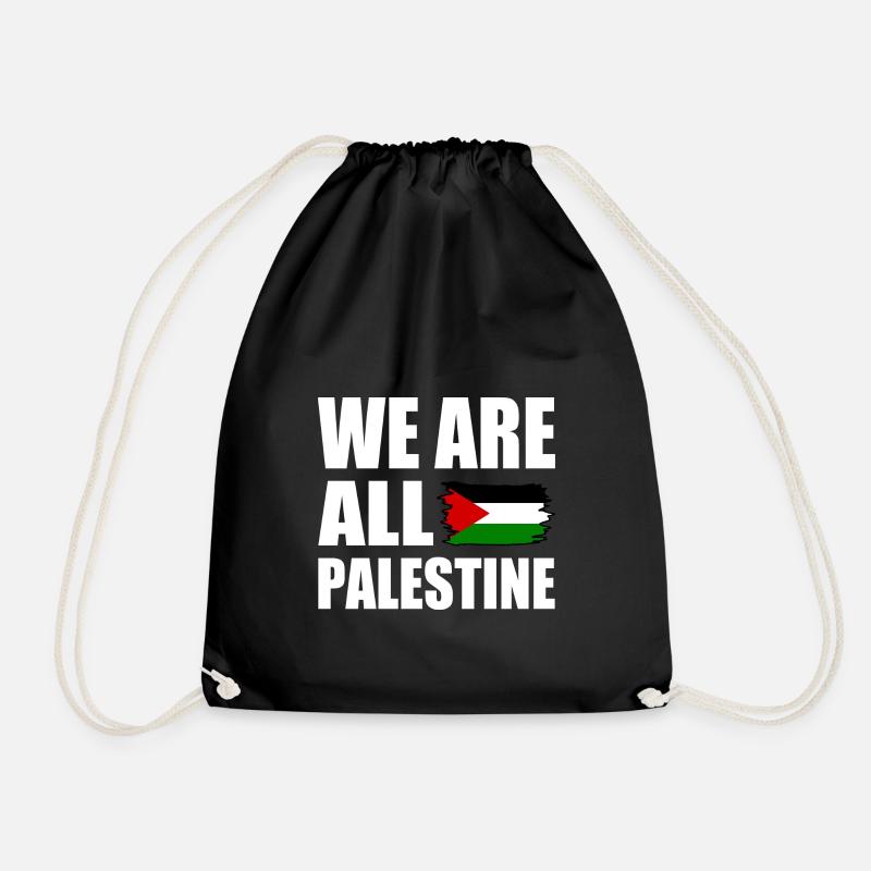 We are all palestine - Turnbeutel - Schwarz