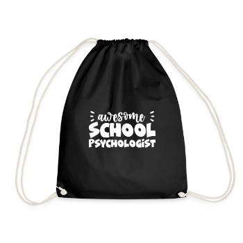 Super psychologue scolaire - Sac de sport léger - noir - Devant