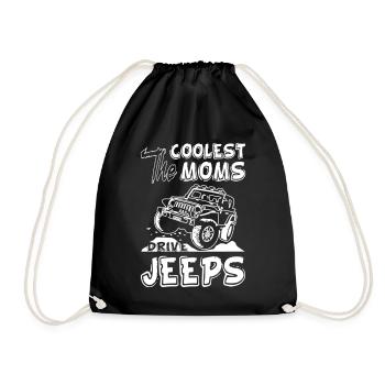Les papas les plus cool conduisent des jeeps - Sac de sport léger - noir - Devant