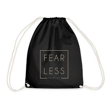 Fearless - Turnbeutel - Schwarz - Vorne