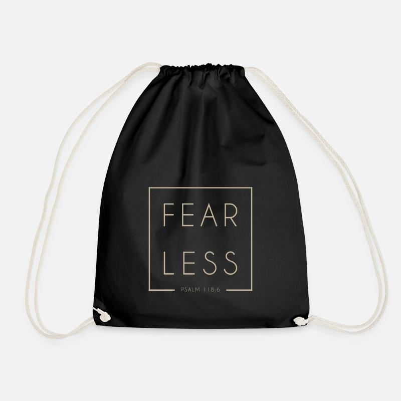 Fearless - Turnbeutel - Schwarz