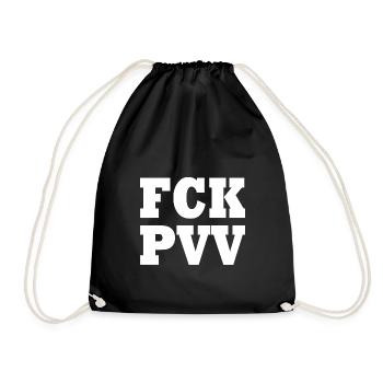 Fck pvv - Turnbeutel - Schwarz - Vorne